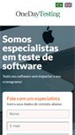 Mobile Screenshot of onedaytesting.com.br